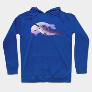 Beluga and Narwhal Hoodie